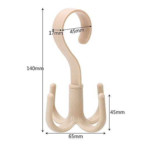 SpaceOrganizer 360-Degree Rotating Clothes Hanger, Multi-Purpose Wardrobe Organizer for Pants and Suits (360 Rotating Clothes Hanger, 5PCS) - Image 3