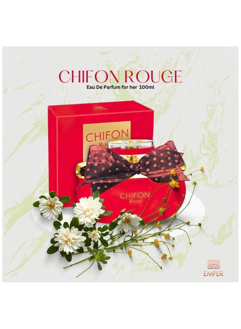 emper Chifon Rouge Eau De Parfum For Women - 100 ML - Image 3