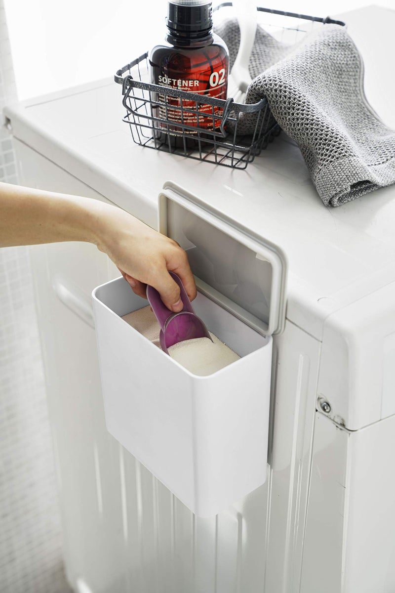 Yamazaki Home Plate Magnetic Detergent Pod Container Closet Storage And Organization Systems  One Size  White - Image 5