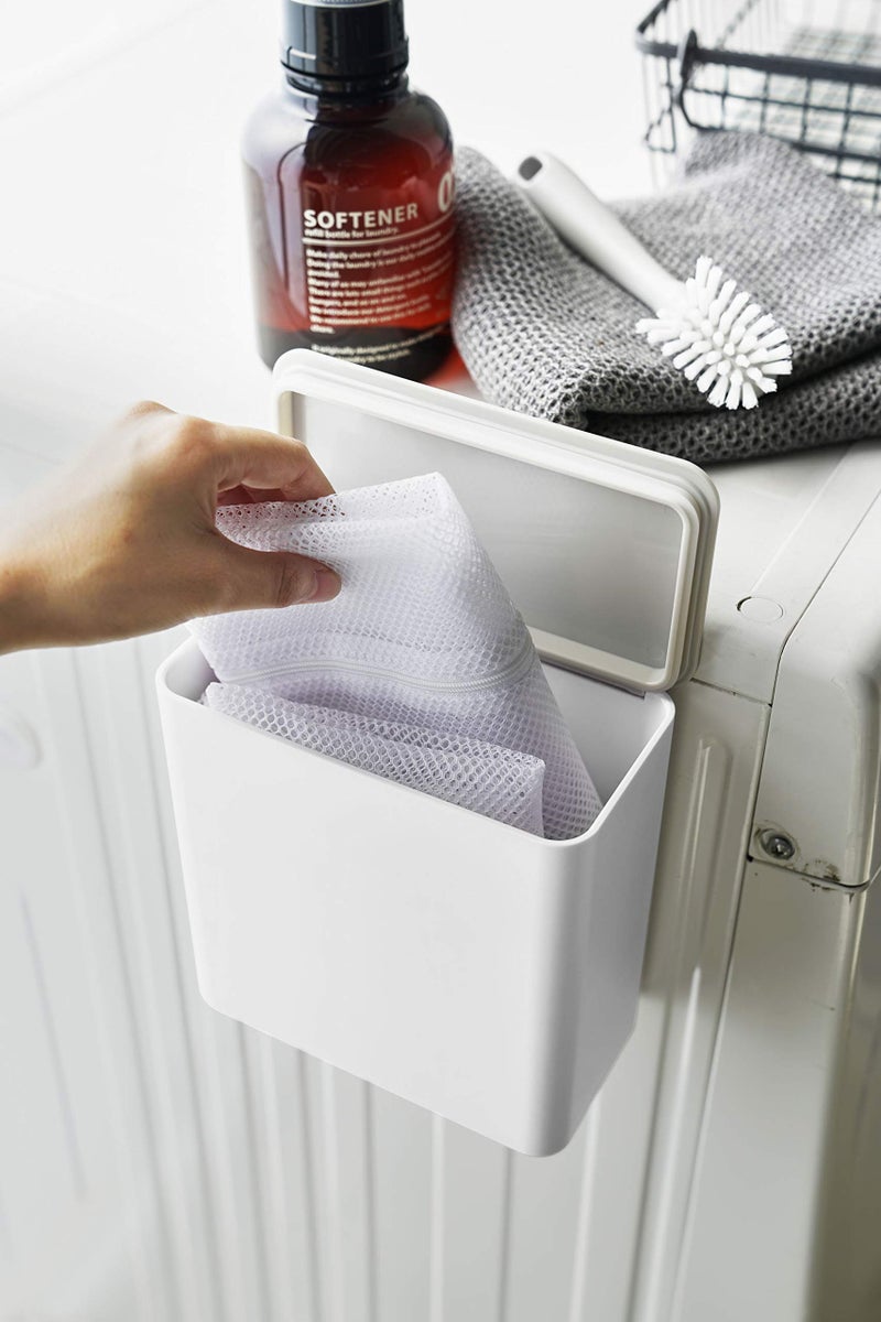 Yamazaki Home Plate Magnetic Detergent Pod Container Closet Storage And Organization Systems  One Size  White - Image 3