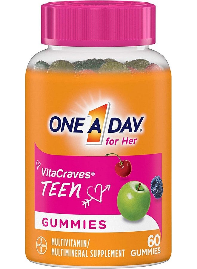 One A Day Vitacrave For H Size 60ct One A Day Vitacrave Teen For Her 60ct (Pack of 4) - Image 1