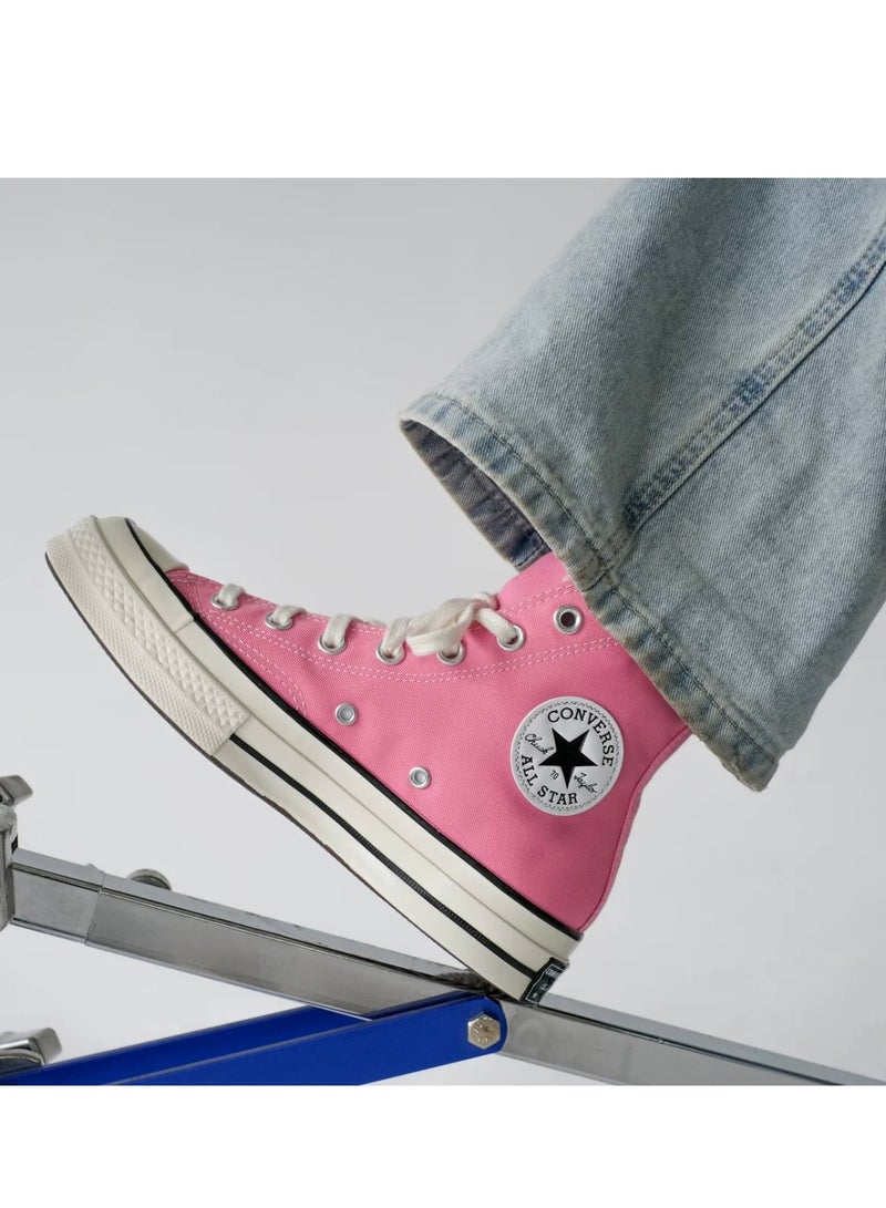 كونفرس كلاسيكية كلاسيكية أحذية الوردي العالي - Image 2