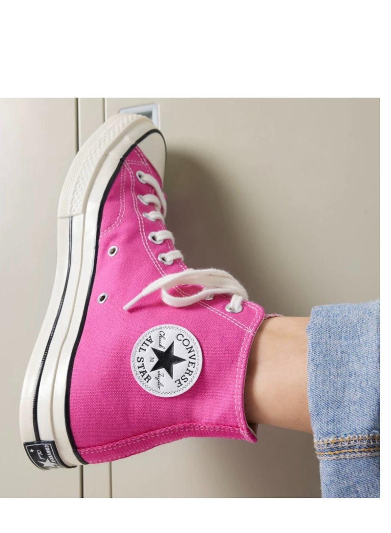 كونفرس كلاسيكية كلاسيكية أحذية الوردي العالي - Image 3