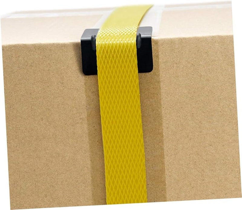 100pcs Black Plastic Corner Protectors for Shipping Boxes Thickened Edge Guards with Cushion Pads - Image 3