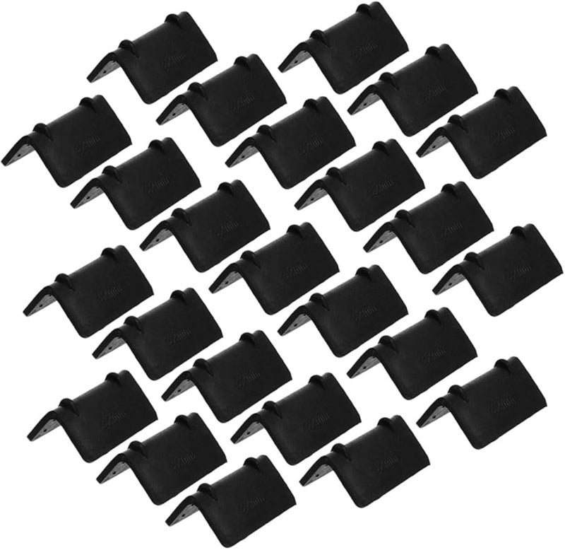 100pcs Black Plastic Corner Protectors for Shipping Boxes Thickened Edge Guards with Cushion Pads - Image 1