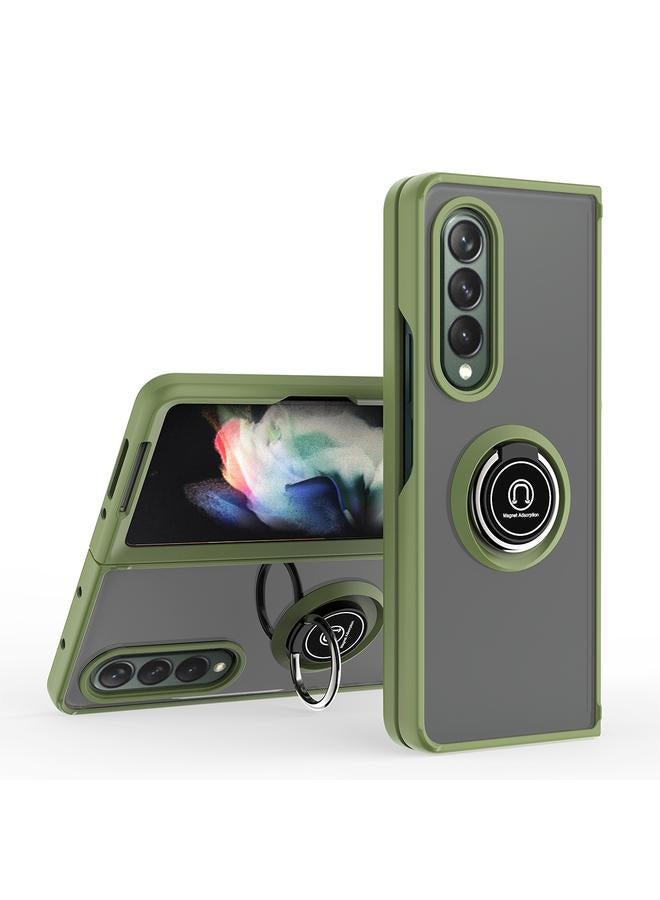 اس-توب جراب لهاتف Samsung Galaxy Z Fold3 5G Q Shadow 1 Series TPU + جراب حامل من الكمبيوتر الشخصي - Image 1