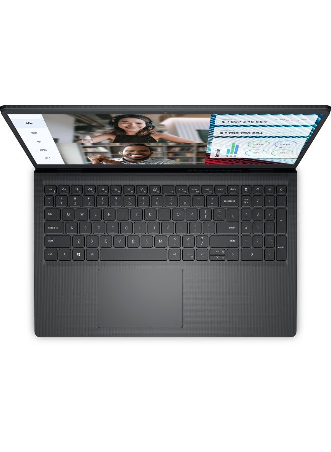 DELL Vostro 3520 Laptop With 15.6-Inch Display, Core i5-1235U Processor/8GB RAM/512GB SSD/Intel UHD Graphics/Windows 11 Home English/Arabic Black - Image 3