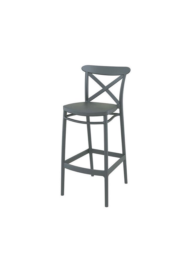 JILPHAR FURNITURE Jilphar Furniture Cross Back High Bar Chair JP1400C  - Image 1