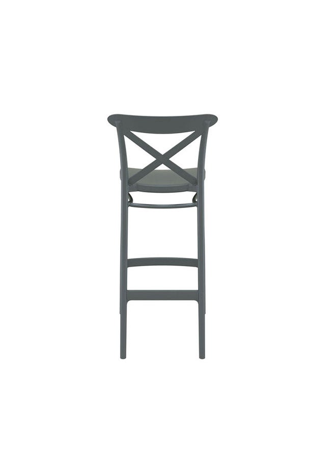 JILPHAR FURNITURE Jilphar Furniture Cross Back High Bar Chair JP1400C  - Image 4