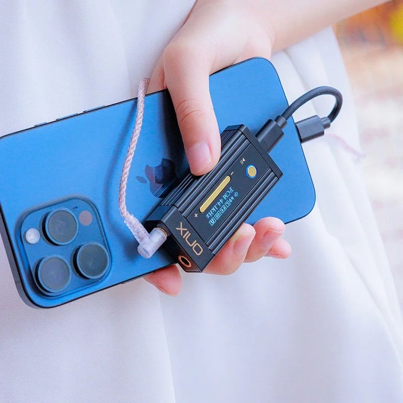 Onix Shanling Onix Alpha XI1 USB DAC & Dual Headphone Amp with Leather Case & OL1 C-Lightning Cable, Cs43198 Hi-Res, Dsd512 - Image 4