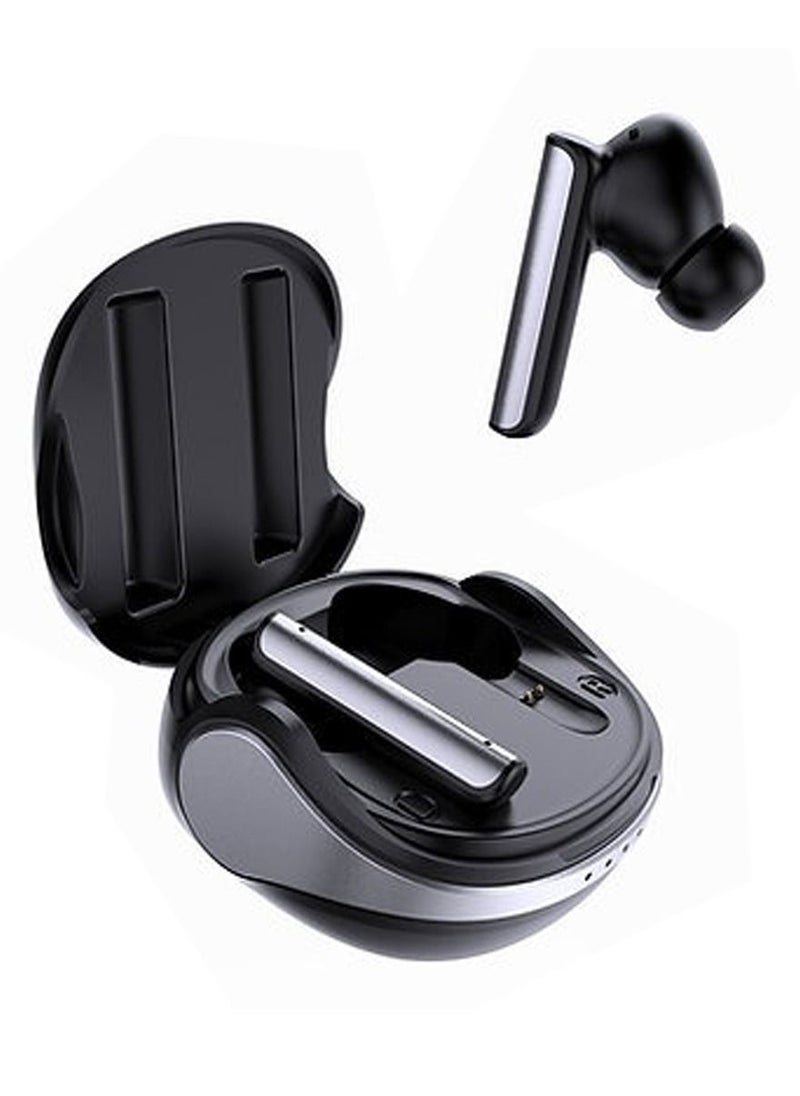 Haino Teko - Haino Teko ANC-5 Pro Black Wireless Bluetooth Earbuds With HD Mic and Touch Control Designed For Android Devices - Image 1