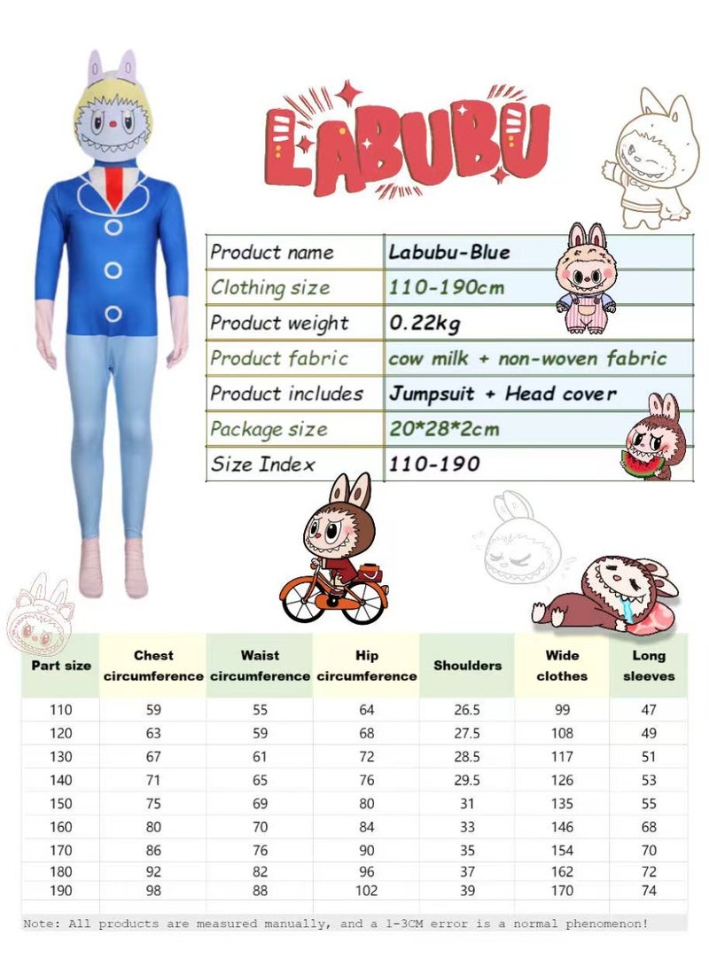 Labubu Role-Playing Costume Set - Classic Image Restoration, High-Quality Material, Suitable for Various Occasions (Size 120cm) - Image 4