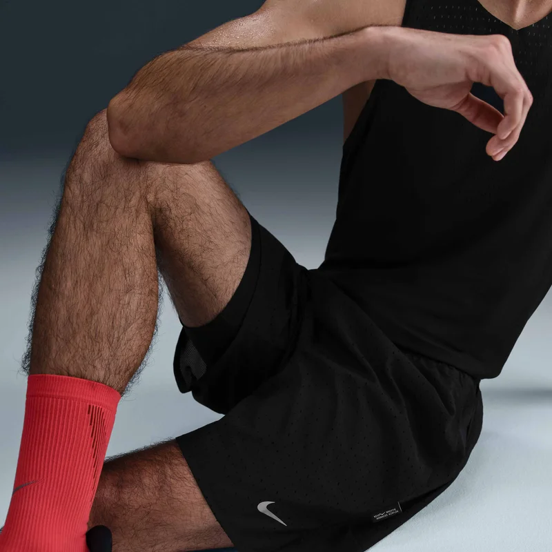 Nike Black Men's Challenger Breathe Dri-FIT 2-in-1 Running Shorts for Men | Best Price UAE
