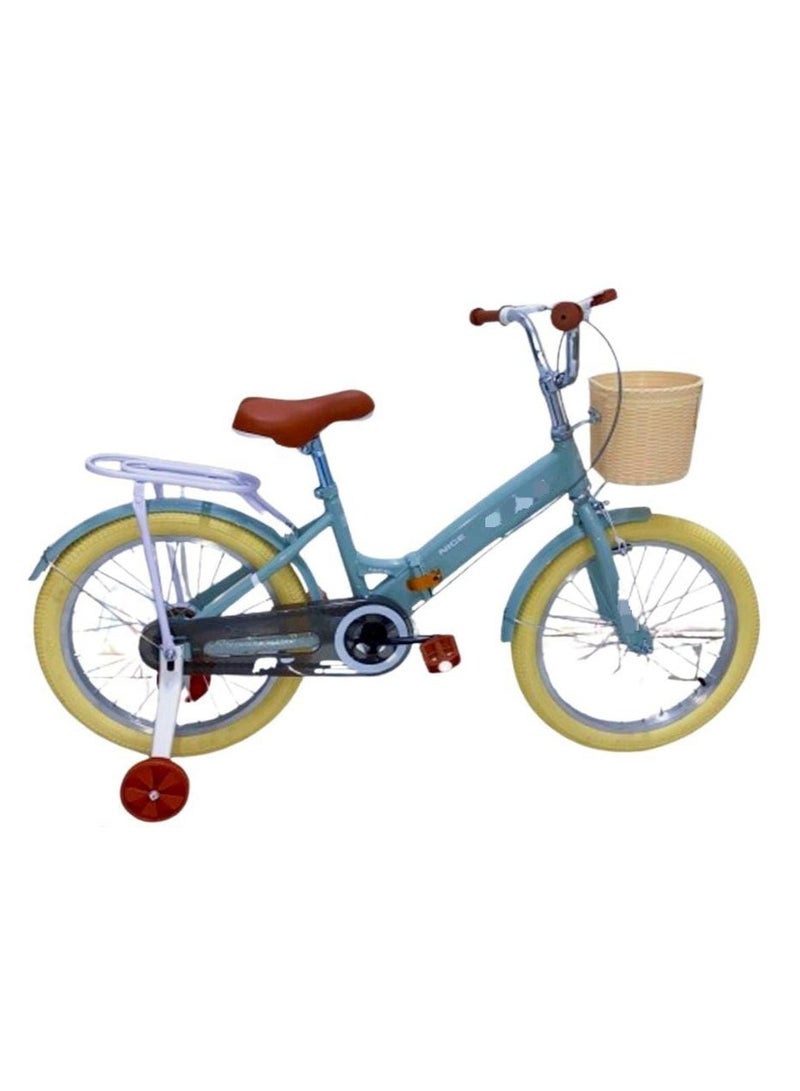 Kids Bicycle with Training Wheels - Size 12 