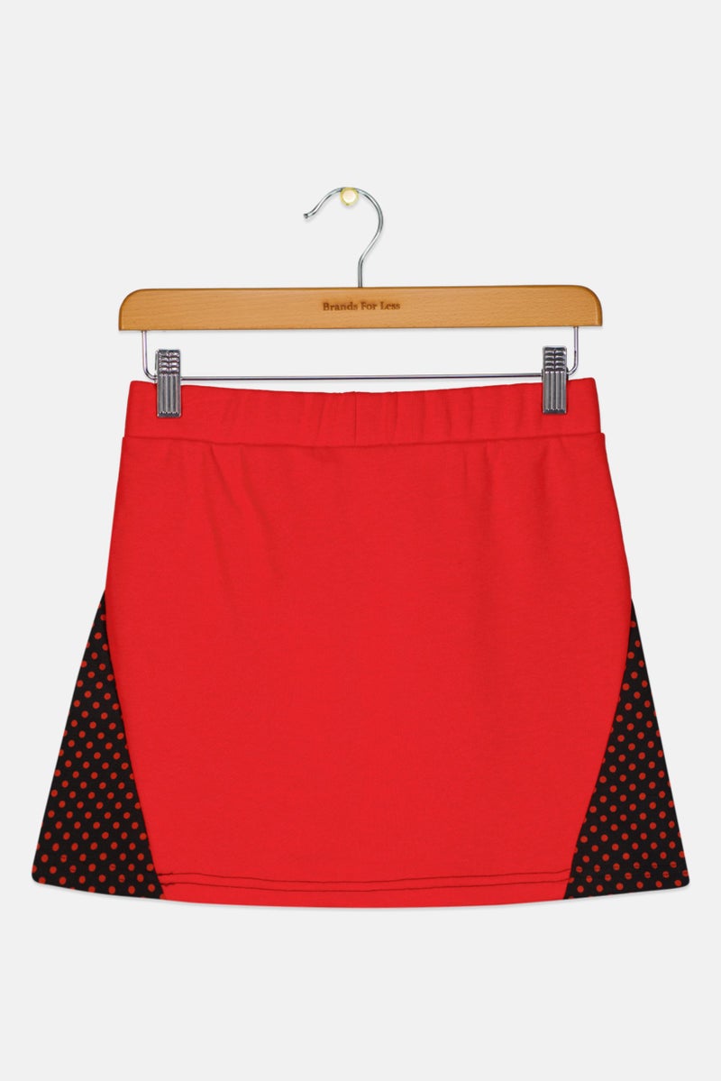 Puma x Trolls Kids Girl Sportswear Fit Outdoor Skirt, Black - Image 2