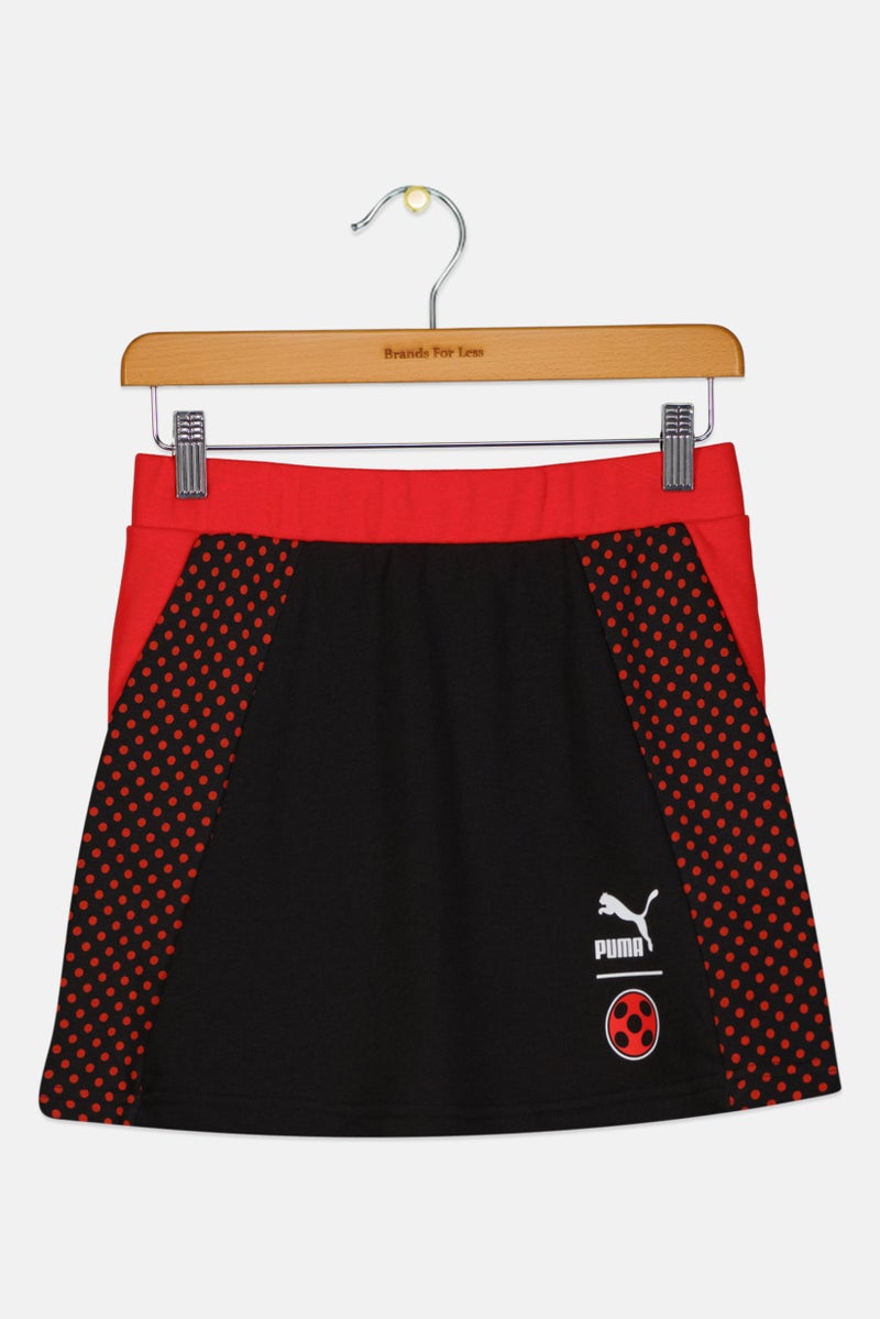 Puma x Trolls Kids Girl Sportswear Fit Outdoor Skirt, Black - Image 1
