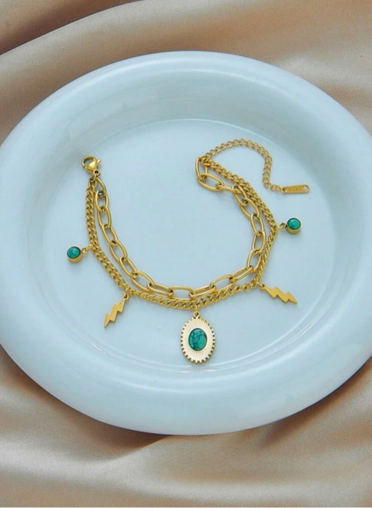 NEW STYLE 18k Gold Plated Stainless Steel Bracelet For Women - Image 3