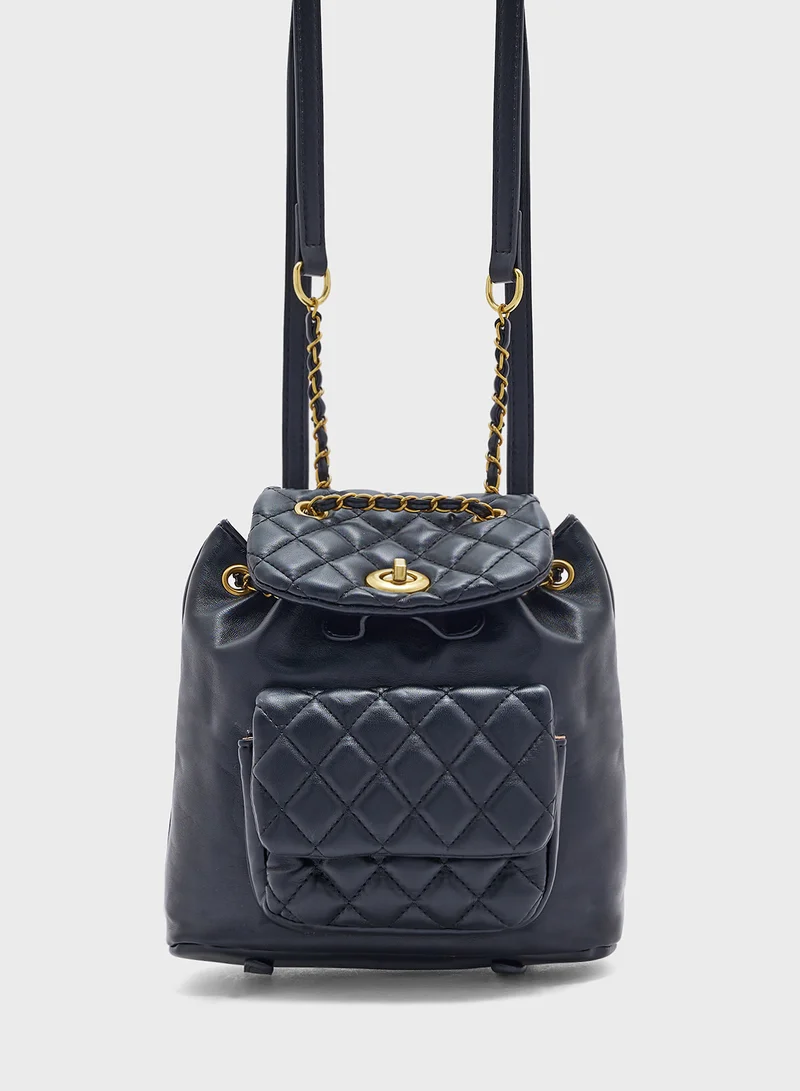ELLA Quilted Mini Backpack
