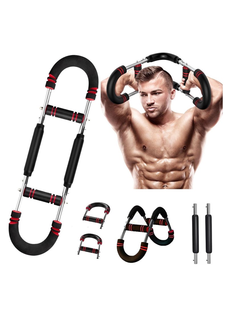 XiuWoo Adjustable Twister Arm Trainer, Chest Workout Equipment Shaker, U-Shape Twister Arm Exerciser, Chest Expander, Portable Thigh Trainer, Fitness Equipment, Muscle Strength Training Equipment - Image 1