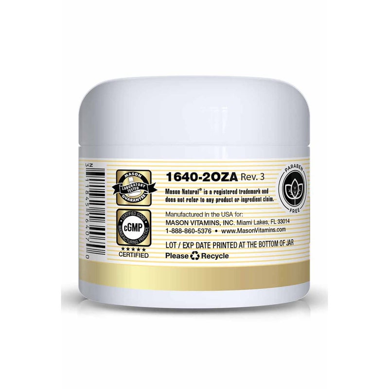 MASON NATURAL Coconut Oil Beauty Cream, Hydrating Moisturizer With Collagen for Smooth & Firm Skin, 2 oz - Image 3