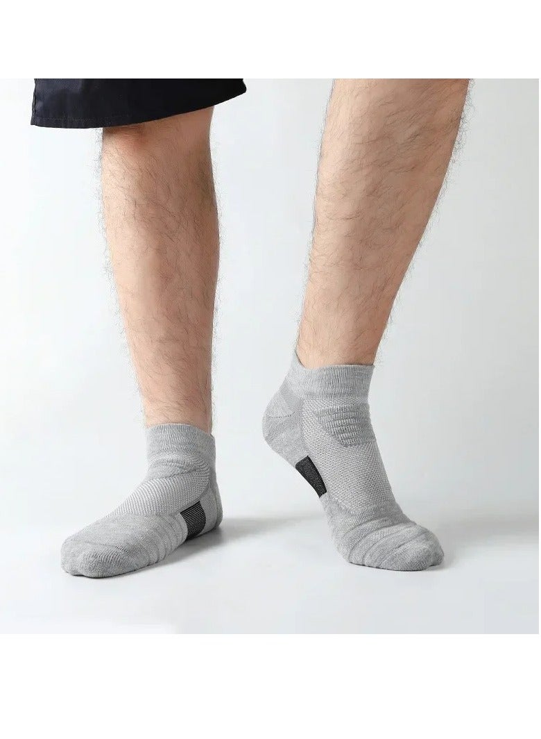 Sports Socks, Breathable Moisture Wicking Socks, Comfortable Washable Soft Athletic Polyester Socks, Durable And Reliable Skin Friendly Foot Wear, (Black White Grey, 6 Pairs, Short) - Image 4