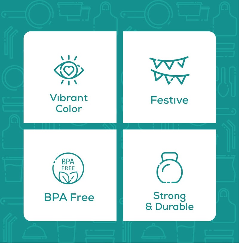 Comfy Package [50 Pack - 9 oz. Disposable Party Plastic Cups - Red Drinking Cups - Image 4