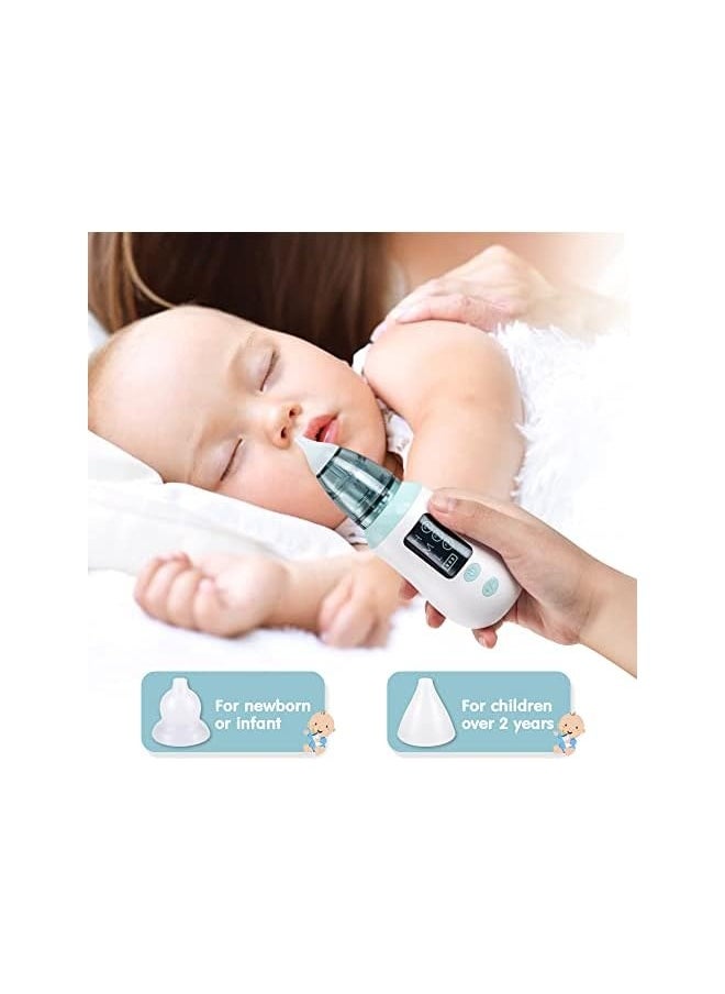 Generic - Nasal Aspirator, Rechargeable Baby Nasal Aspirator with 3 Suction Levels, USB Multifunctional Nose Aspirator and Snot Sucker, Automatic Baby Nose Aspirator with 4 Reusable Nozzle Tips - Image 1