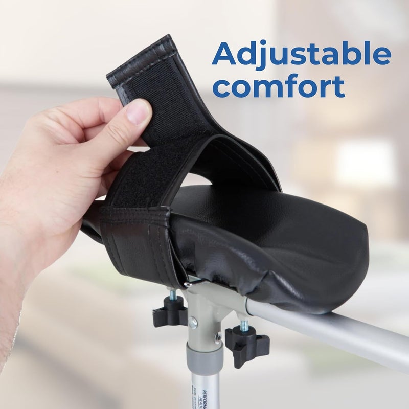 DAYS Arthritic Adjustable Height Crutch 94119 cm 3747 Inch Aluminum Rotating Handle Arthritic Crutch For Reduced Strain Supports 160 kg 25 st Arm Trough Eligible for VAT relief in the UK - Image 4