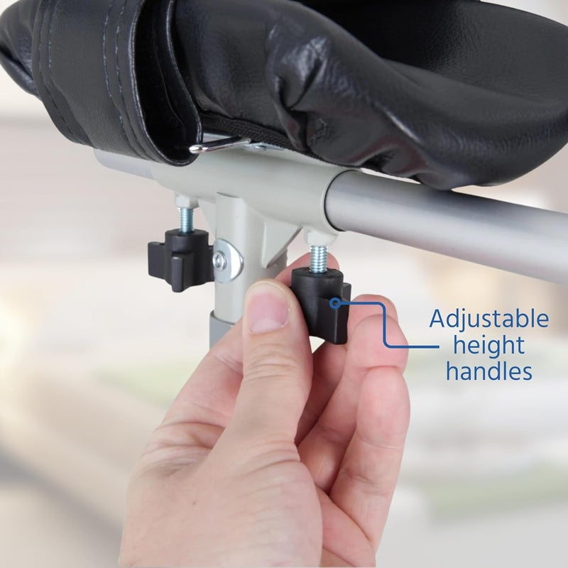 DAYS Arthritic Adjustable Height Crutch 94119 cm 3747 Inch Aluminum Rotating Handle Arthritic Crutch For Reduced Strain Supports 160 kg 25 st Arm Trough Eligible for VAT relief in the UK - Image 5