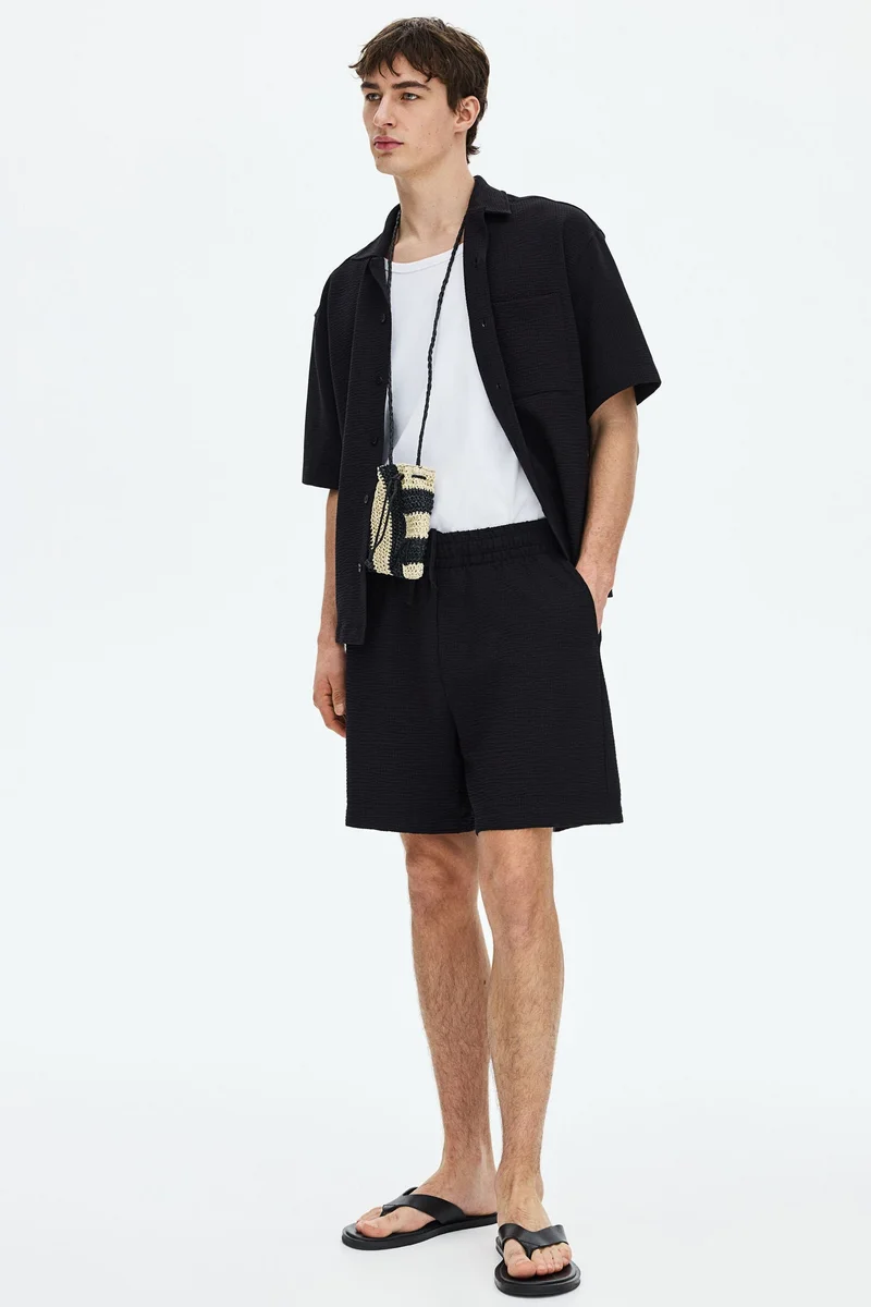 H&M Relaxed Fit Waffled shorts