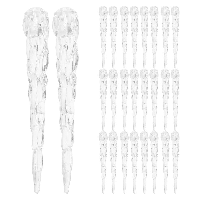 50Pcs Icicle Bulb Shade Cover for 5Mm LED Bulbs Transparent Weatherproof Outdoor Light Shades - Image 1