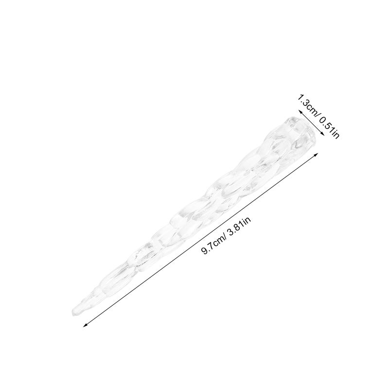 50Pcs Icicle Bulb Shade Cover for 5Mm LED Bulbs Transparent Weatherproof Outdoor Light Shades - Image 2