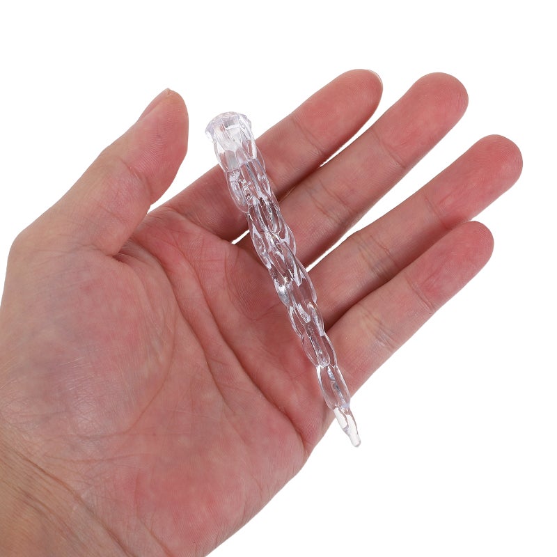 50Pcs Icicle Bulb Shade Cover for 5Mm LED Bulbs Transparent Weatherproof Outdoor Light Shades - Image 4