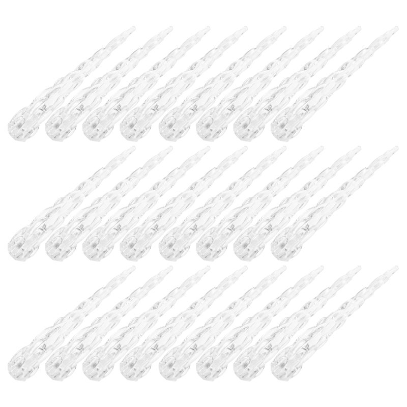 50Pcs Icicle Bulb Shade Cover for 5Mm LED Bulbs Transparent Weatherproof Outdoor Light Shades - Image 5