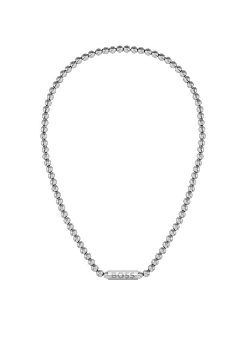 HUGO BOSS HUGO BOSS JEWELRY SPHERE MENS STEEL BEAD WITH CHAIN NECKLACE - 1580656  - Image 2