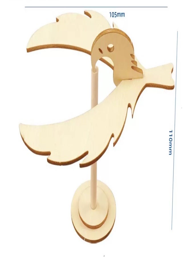 3pcs, artificial satellite,Kits for Kids Age 8-10, Science Building Project Craft for 8-13, Model Car Kit, STEM Toys for Boys Girls Age 8-12, Wooden 3D Puzzles, Birthday Gifts for 6 7 8 9 10 11 12 13 Year Old - Image 3