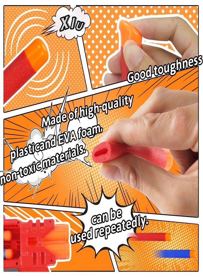 EKIND 9.5cm Foam Darts Compatible for Nerf Elite Mega Series 36-Dart Refill Pack (Red) - Image 4