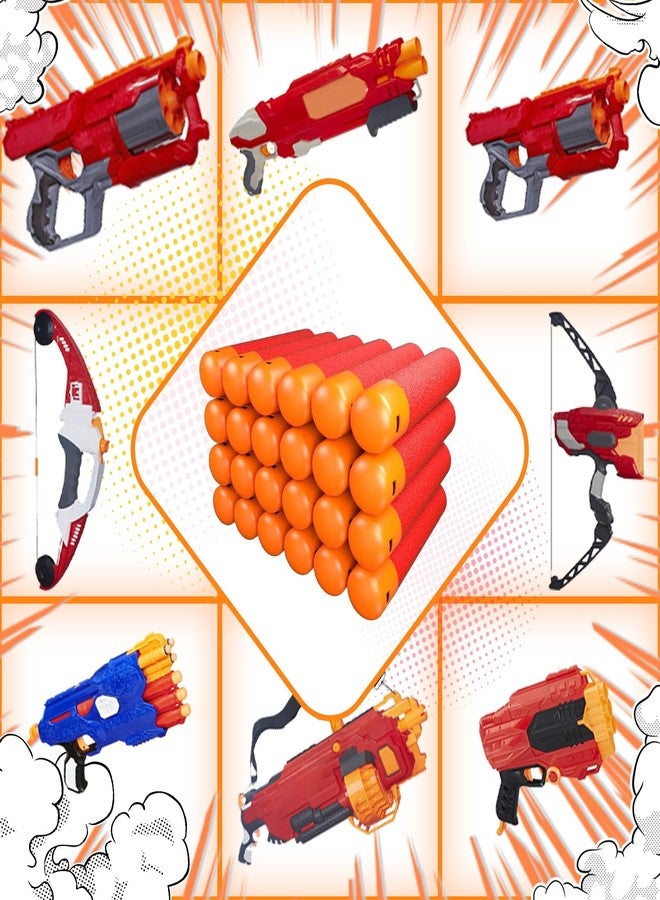 EKIND 9.5cm Foam Darts Compatible for Nerf Elite Mega Series 36-Dart Refill Pack (Red) - Image 5
