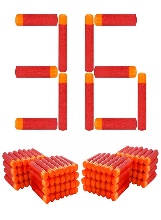 EKIND 9.5cm Foam Darts Compatible for Nerf Elite Mega Series 36-Dart Refill Pack (Red) - Image 1
