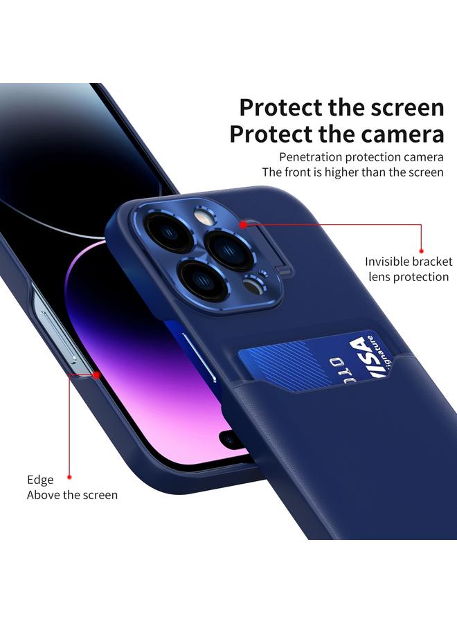 S-TOP Case For iPhone 15 Pro Two-Color Invisible Lens Holder Phone Case - Image 5