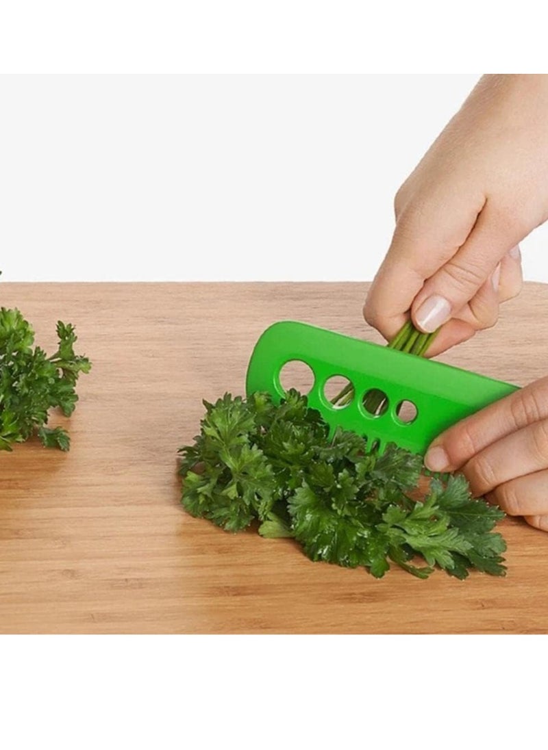 Generic - Herb Stripping Tool,Mini Vegetable Leaf Peeler Herb Stripper, Herb Stripper - Kale Kitchen Gadgets/Leaf Stripping Tool/Separator Good Grips Herb and Kale Stripping Comb - Image 1