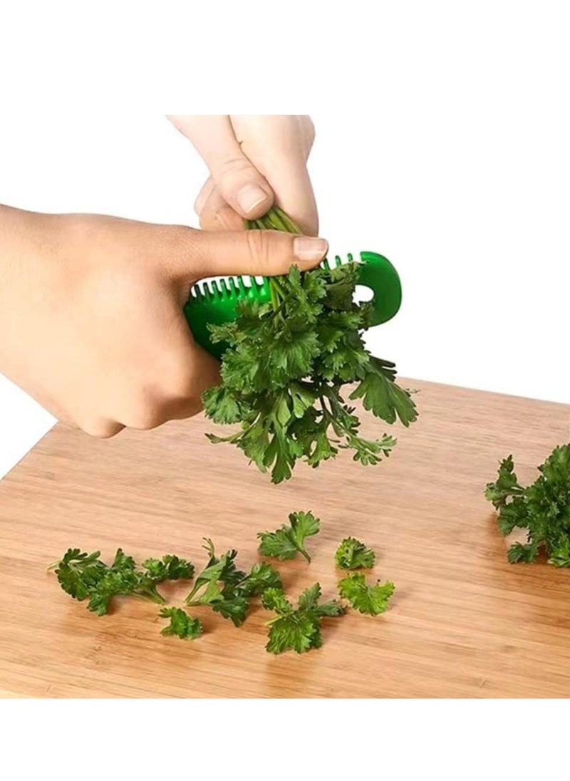 Generic - Herb Stripping Tool,Mini Vegetable Leaf Peeler Herb Stripper, Herb Stripper - Kale Kitchen Gadgets/Leaf Stripping Tool/Separator Good Grips Herb and Kale Stripping Comb - Image 1