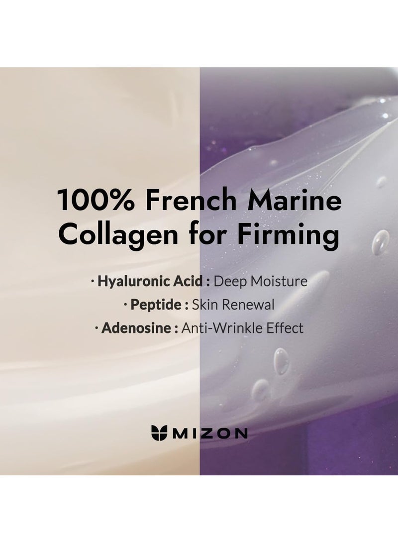 MIZON Collagen Power Firming Eye Cream 10ml Marine Collagen Anti Wrinkle Elastin Booster Moisturizing Skin Elasticity with Hyaluronic Acid - Image 3