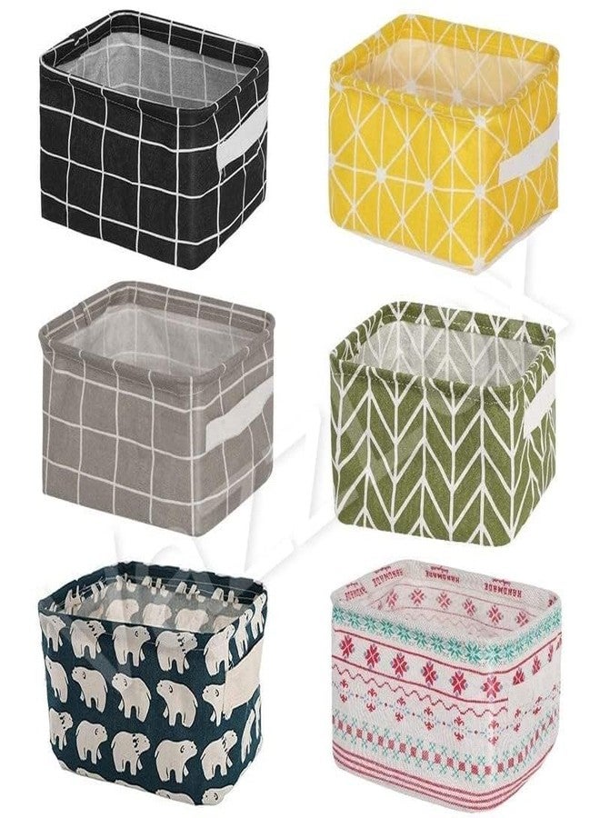 TAZLYN Cloth Storage Box for Wardrobe Organizer - Foldable Multipurpose Baskets for Organizing Fabric - Pack of 4 - Image 1
