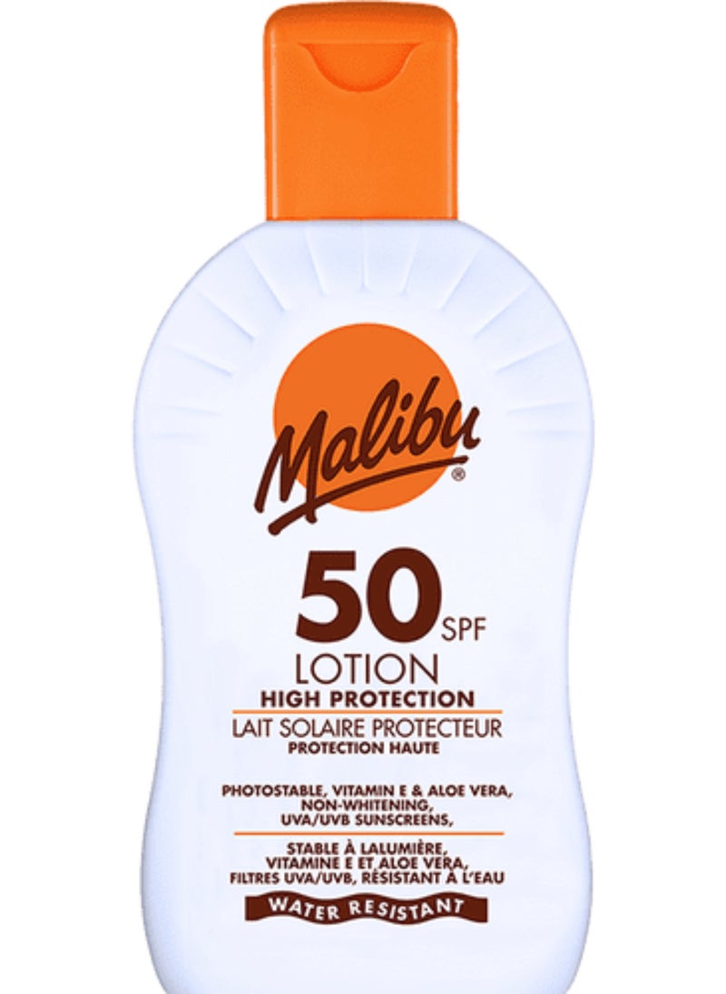 Malibu Spf50 High Protection Lotion 100ml - Image 1