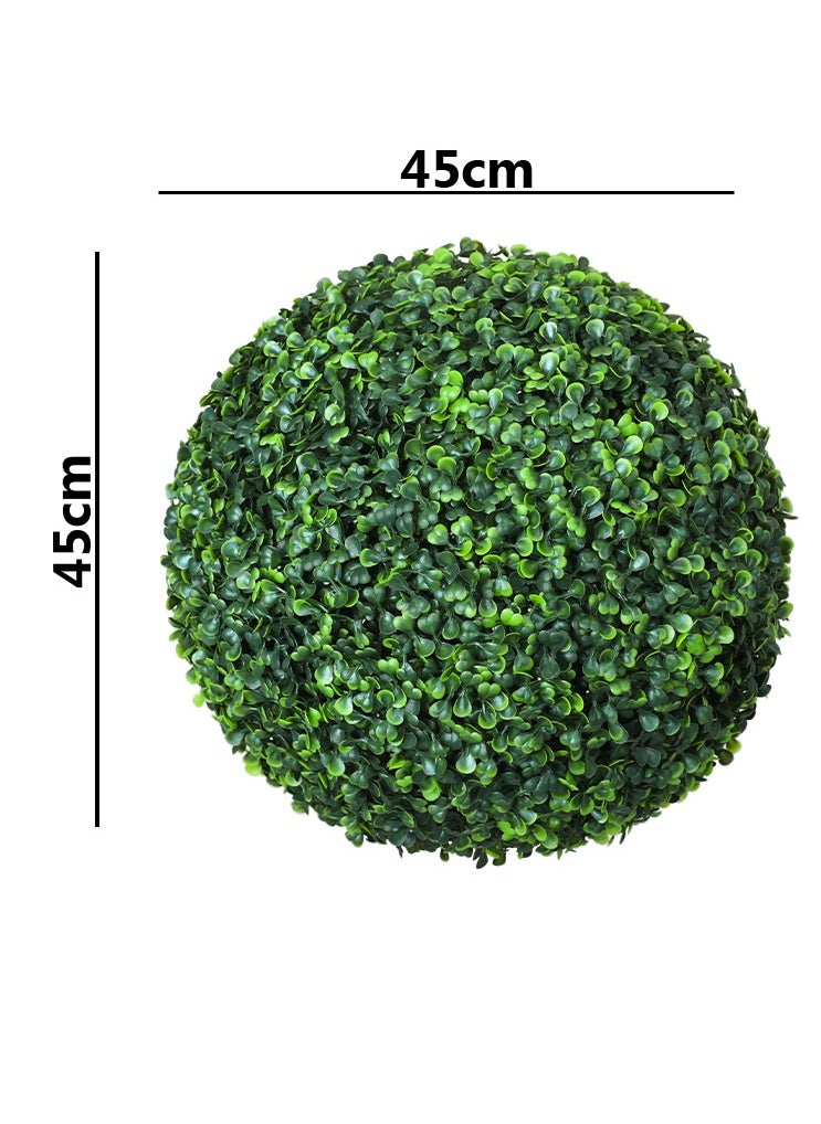 Artificial Topiary Green Boll Garden Plastic Ball Green 45x45x45cm