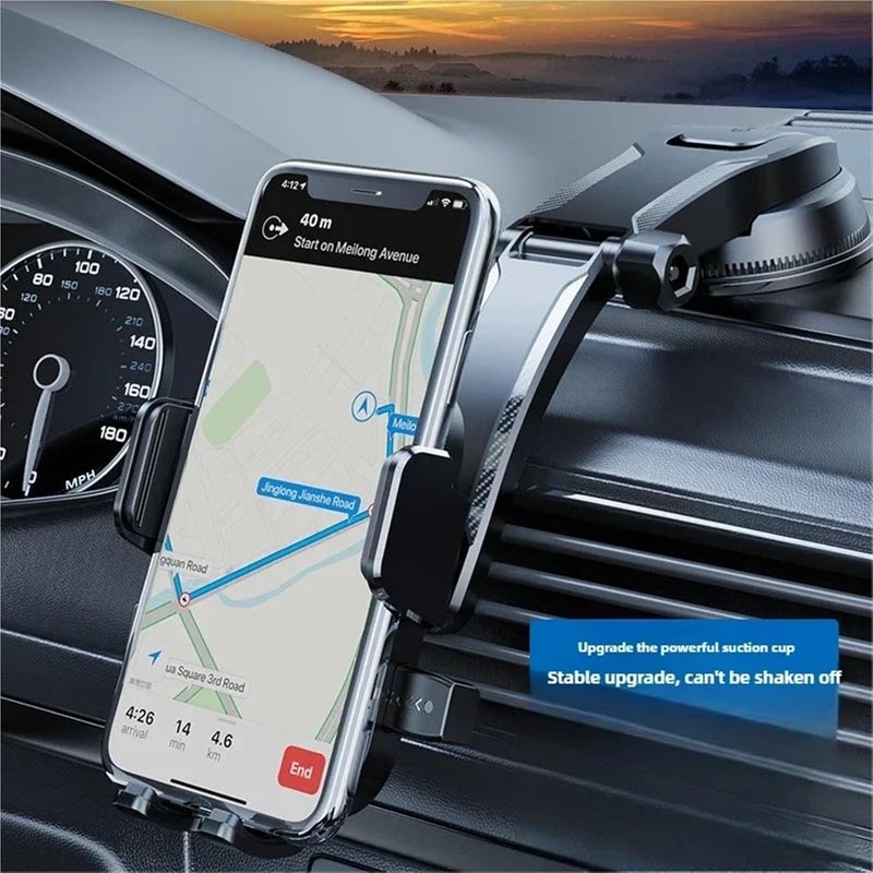 Model Car Phone Holder Universal Suction Cup Stable in-car Interior Navigation Mounting Stand - Image 3
