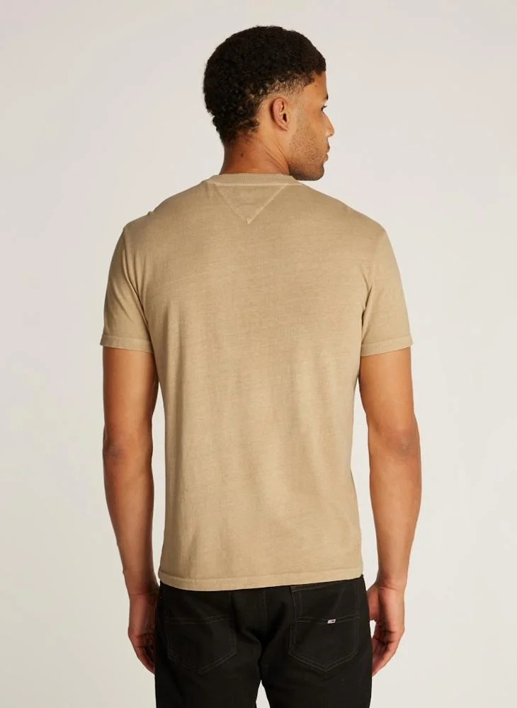 تومي جينز Logo Short Sleeve Crew Neck T-Shirt