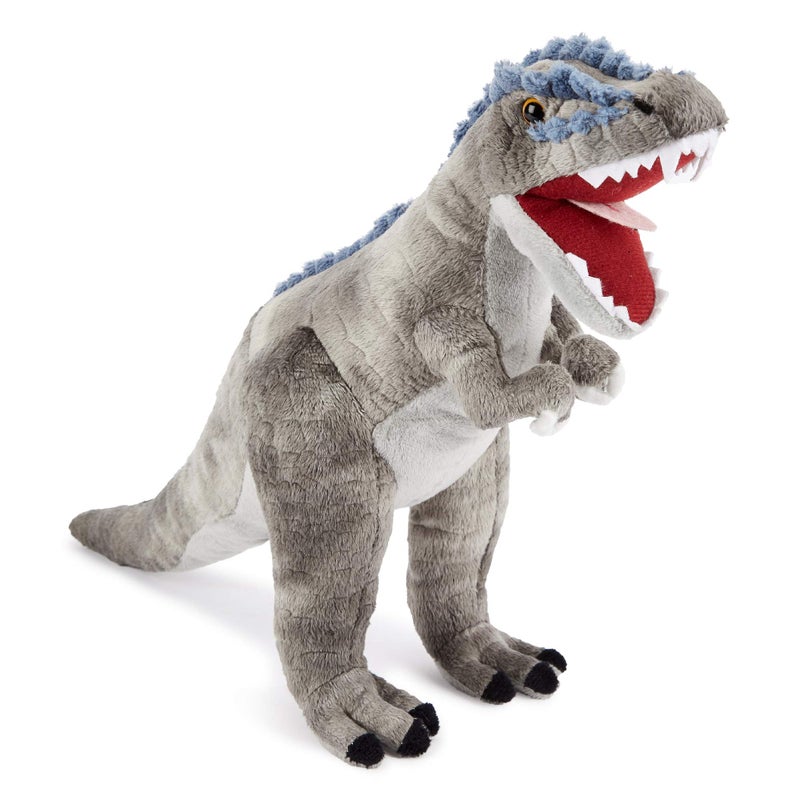 Zappi Co Plush Children's Stuffed Soft Cuddly Plush Toy-Part of Safari Animals Collection, Perfect for Kids (31cm Depth)(T-Rex Dinosaur) - Image 1