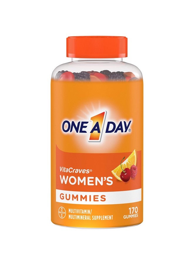 ONE A DAY حلوى جيلاتينية متعددة الفيتامينات للنساء تحتوي على فيتامين أ وفيتامين ج وفيتامين هـ والزنك لدعم صحة المناعة* والكالسيوم والمزيد، 170 قطعة - Image 2